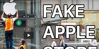 People Queue Up For IPhone X At Fake Apple Store Prank In New York