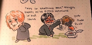 Artist Creates Art To Accompany Harry Potter Predictive Text Chapter