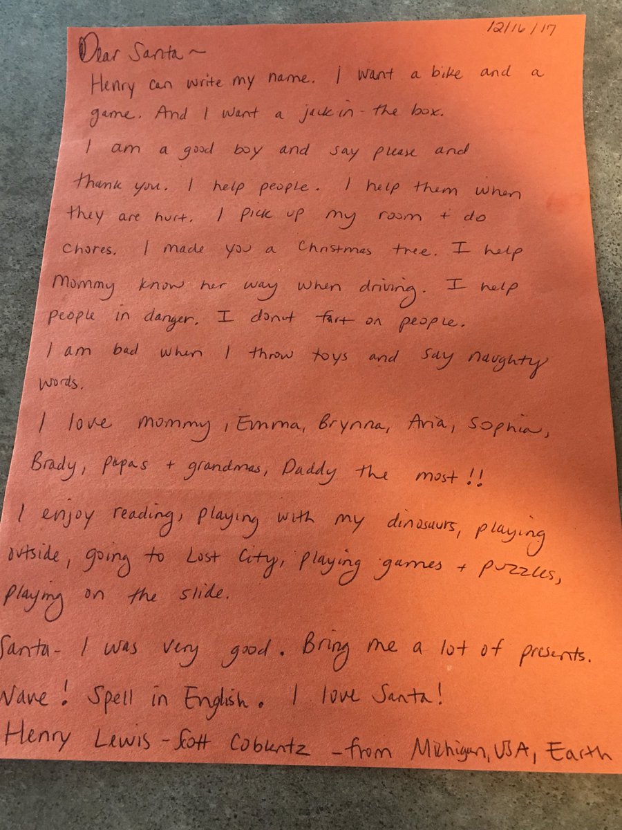 Kids Write To Santa And Are Making Some Hilarious Requests