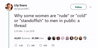 Female Model Explains Why Women Are Rude To Men In Public