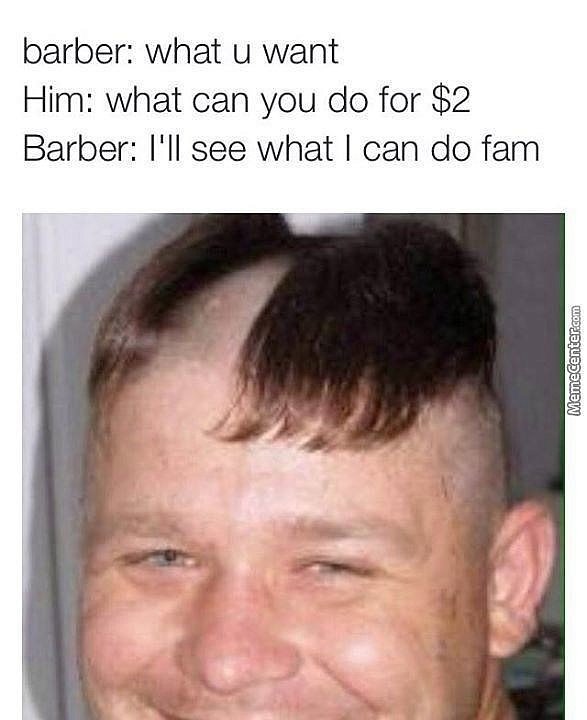 These 20 Barber Shop Memes Will Help Ease Your Bad Day At The Barbers
