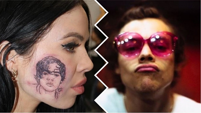 This Singer Who Got Harry Styles 'Face Tattoo' Reveals It Was Fake