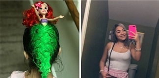 Mom's Creative Little Mermaid Hair For Daughter's 'Crazy Hair Day' Goes Viral