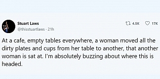 British Comedian Shares A Dramatic Exchange Between Two Women In A Coffee Shop