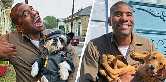 UPS Driver Instagrams Photos Of Adorable Dogs He Meets On His Delivery Runs